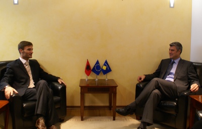Premijer Thači primio je ministra Pravde u Vlade Republike Albanije, Alibeaj:Albanija i Kosovo , kao nezavisne države biće deo Evropske Unije i NATO-a
