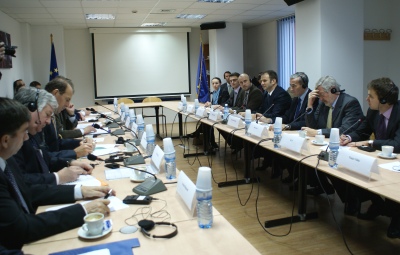 Pod upravljanjem zamenika Premijera Vlade Republike Kosova, Hajredina Kučija održan je redovni susret Koordinacionog borda za vladavinu zakona