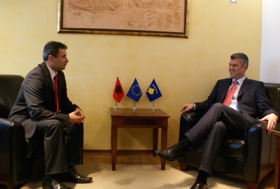 Premijer Hašim Thači primio je u oproštajnom susretu otpravnika poslova Ambasade Albaije na Kosovu, Arben Čejkua