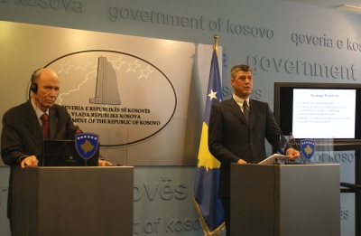 Premijer Thaci je prezentirao detalje strateških prioriteta vlade: 2009 godina će predstavljati nastavak uspeha