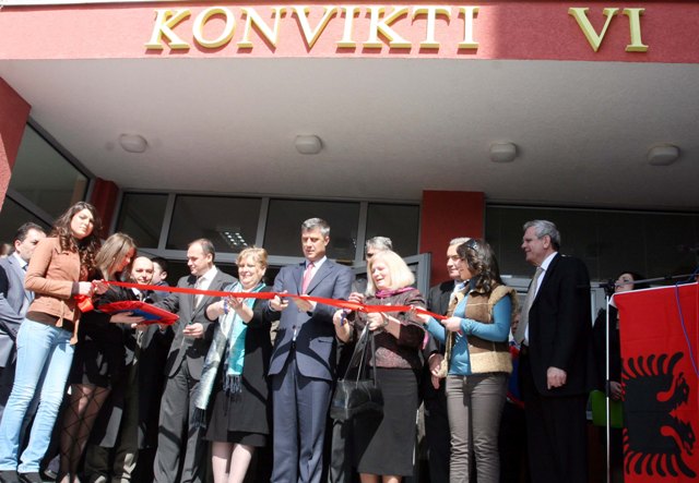 Premijer Republike Kosovo , Hashim Thaci je inaugurisao novi dom u studentskom  centru PU-a