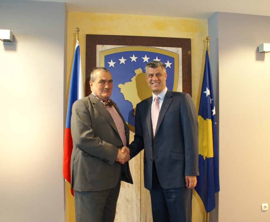 Kryeministri Thaçi ka pritur sot zëvendëskryeministrin, njëherësh edhe ministër i Punëve të Jashtme të Çekisë, Karel Shvarcenberg