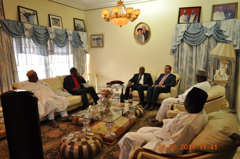 Zëvendëskryeministri Pacolli takoi kryetarin e Parlamentit të Nigerisë, z. Gemade