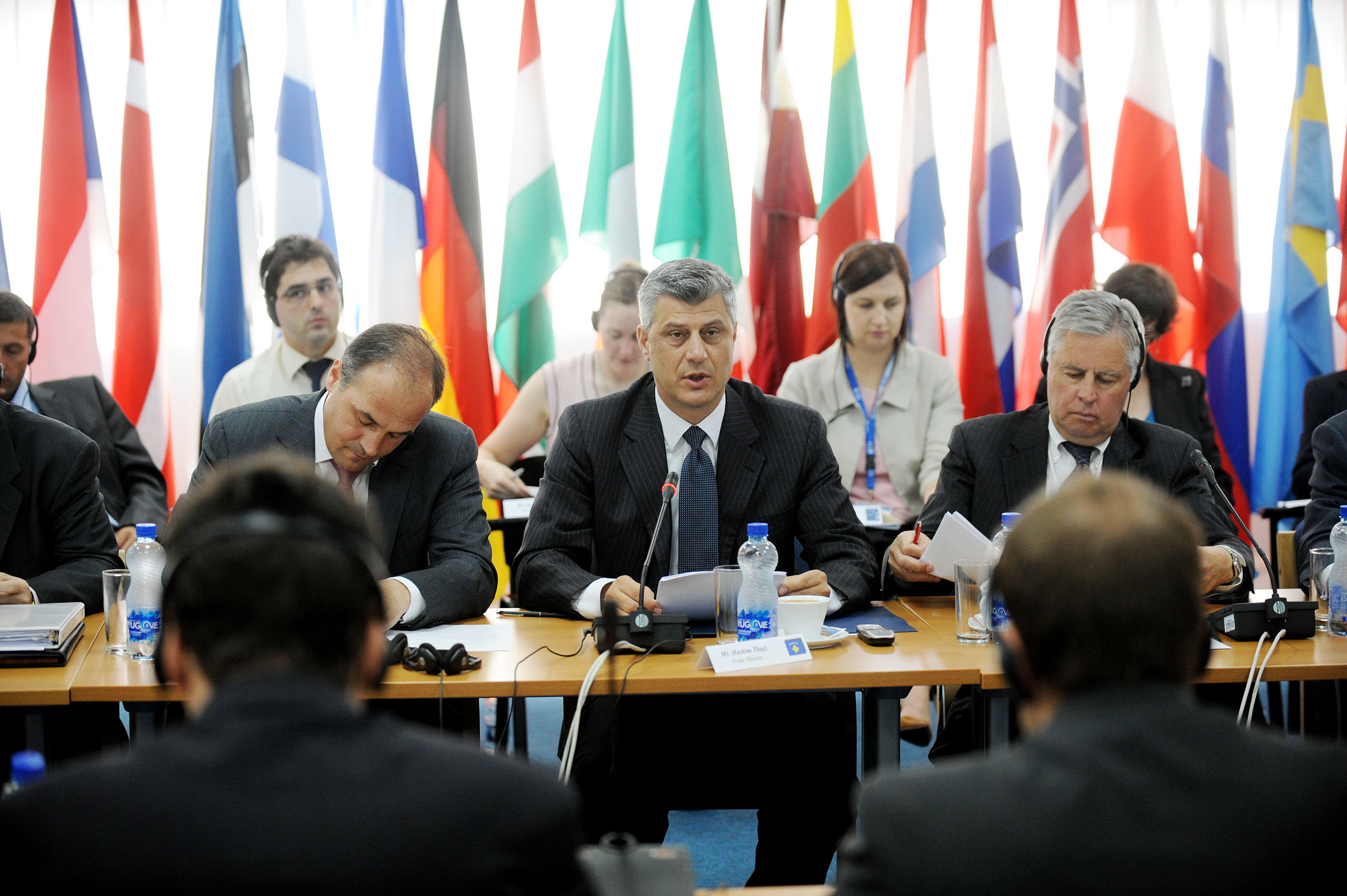 Fjalimi i kryeministrit të Qeverisë së Republikës së Kosovës, Hashim Thaçi para Grupit Ndërkombëtar Drejtues (GND)