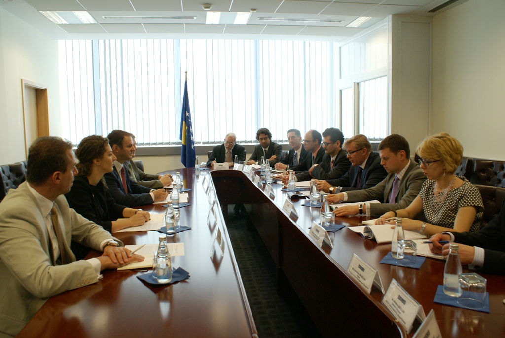 Zëvendëskryeministri Kuçi takon ministrin e Punëve të Jashtme të Lituanisë, z. Audronius Ažubalis, në cilësinë e kryesuesit të radhës të Organizatës për Siguri dhe Bashkëpunim në Evropë