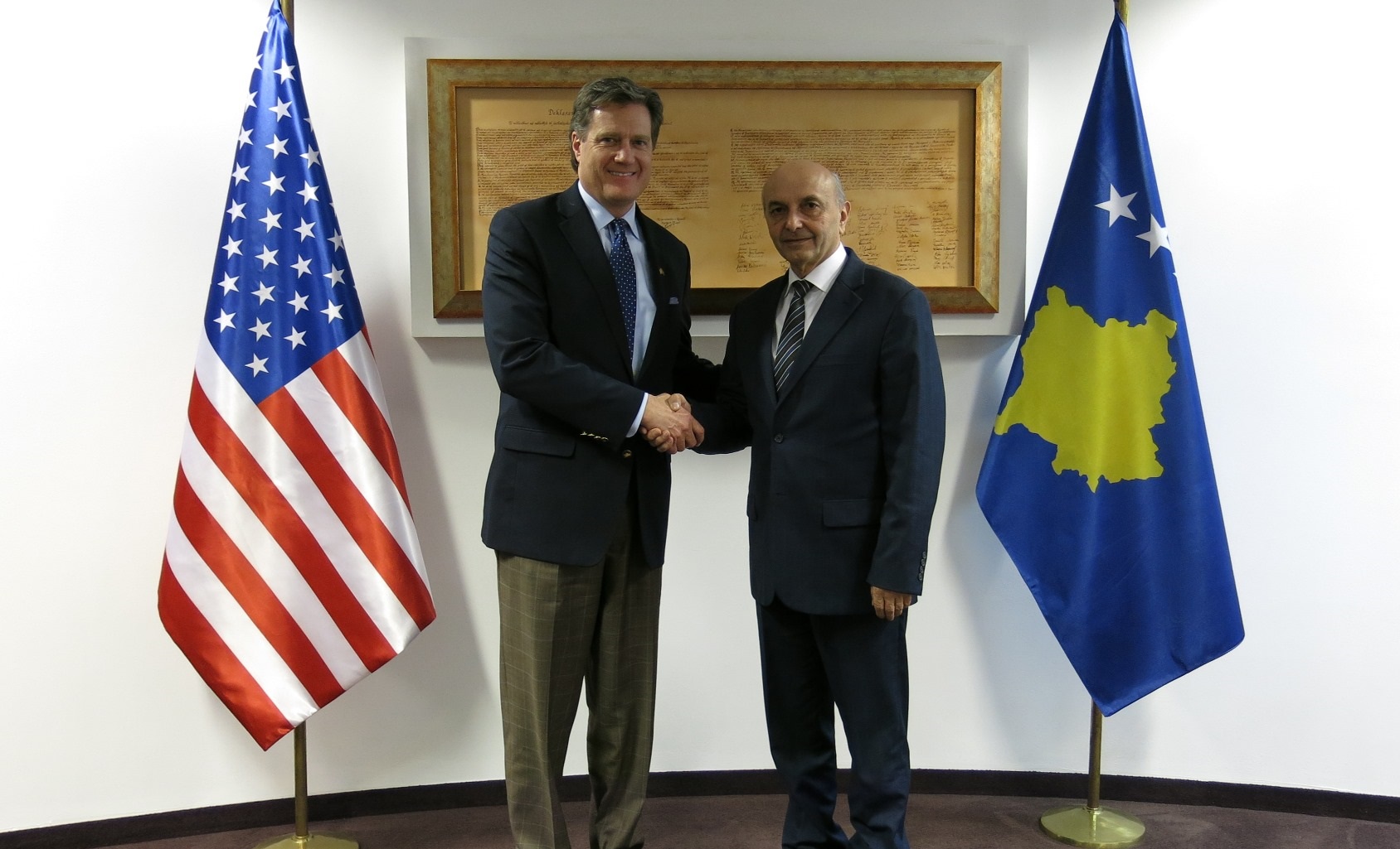 Kryeministri Mustafa: Populli i Kosovës i përcaktuar për vlerat demokratike perëndimore të përfaqësuara nga SHBA-të