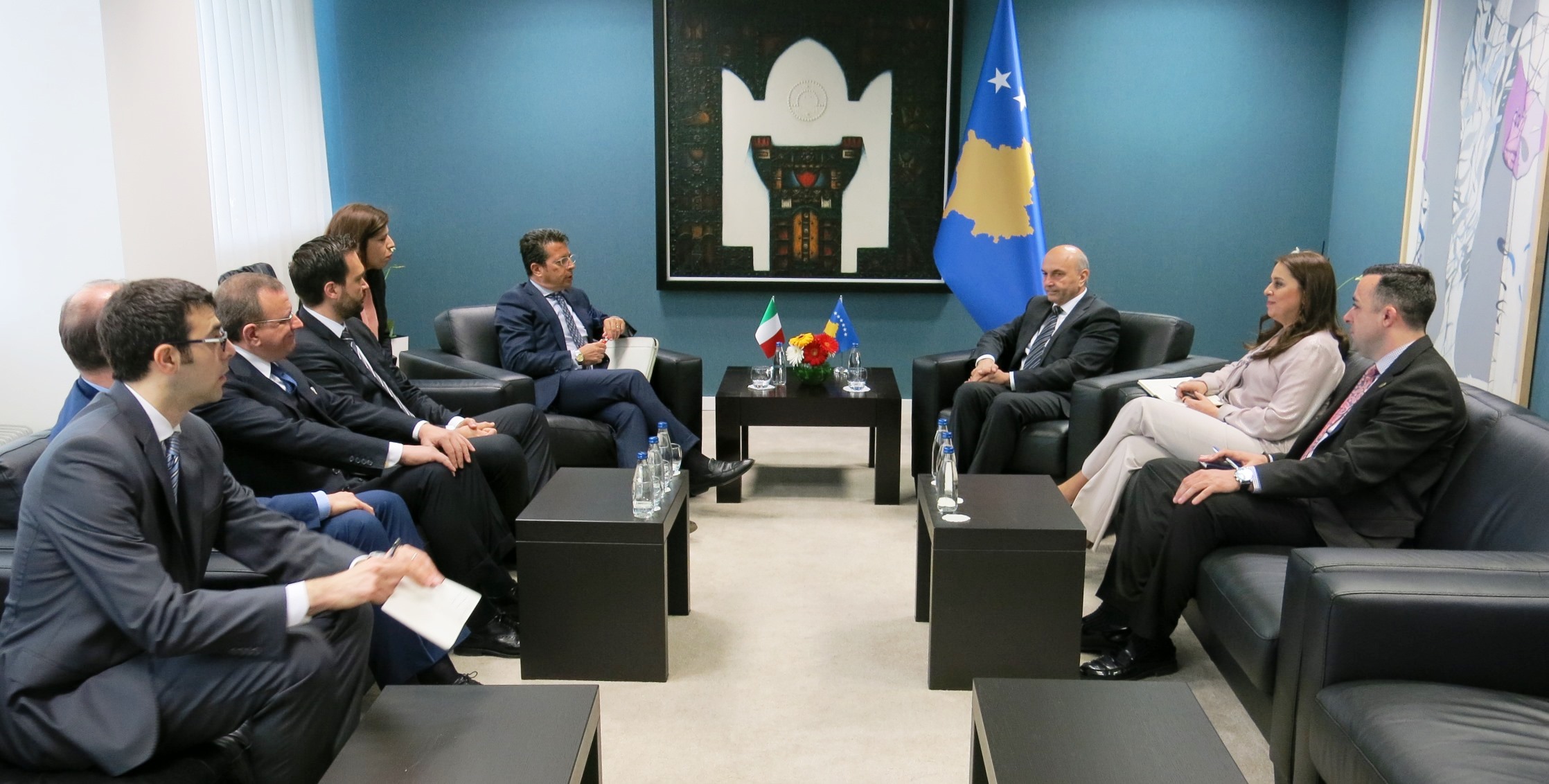 Kryeministri Mustafa kërkon përkrahjen e mëtejme të Italisë në proceset eurointegruese​