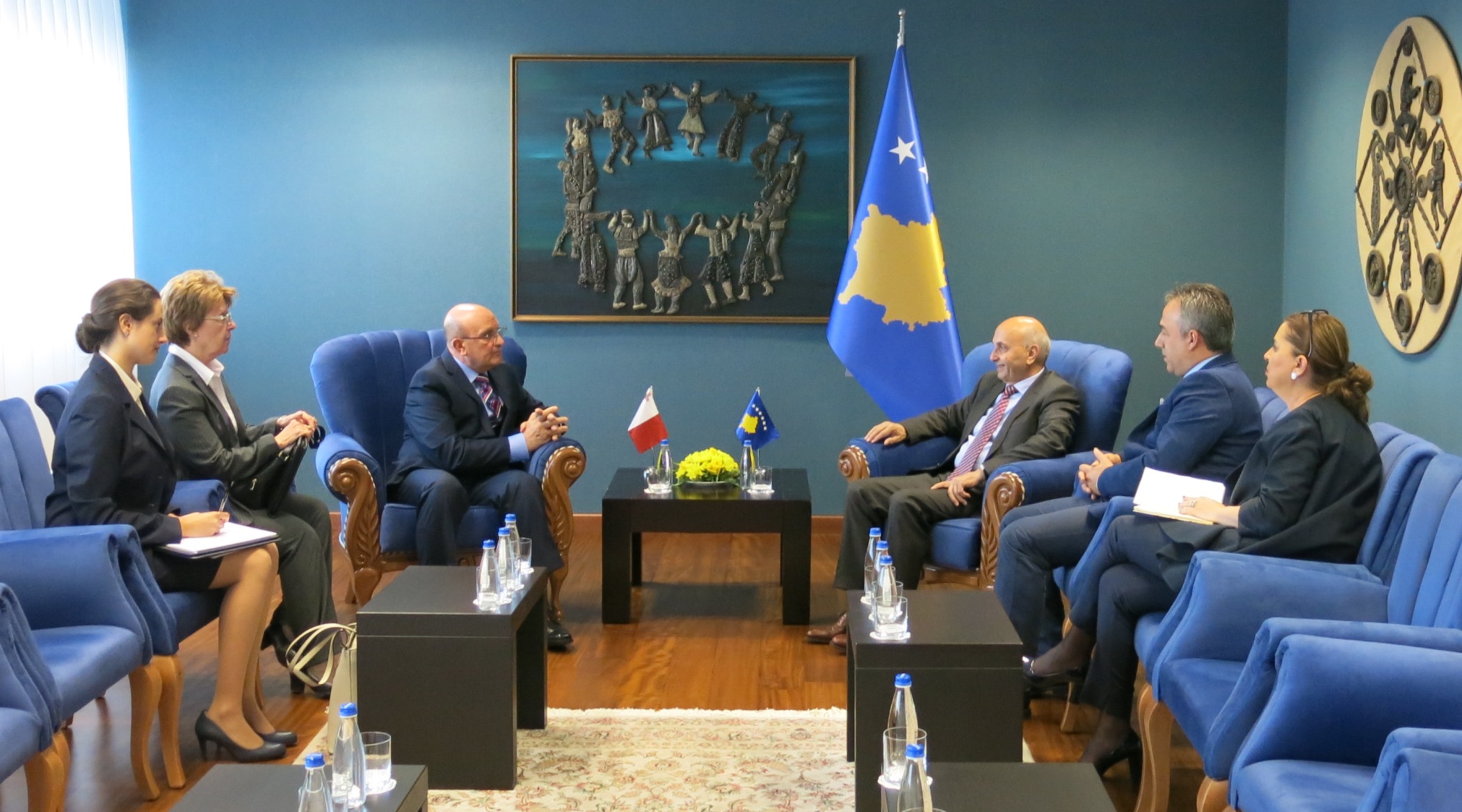 Kryeministri Mustafa priti ambasadorin e Maltës, Godwin Pulis