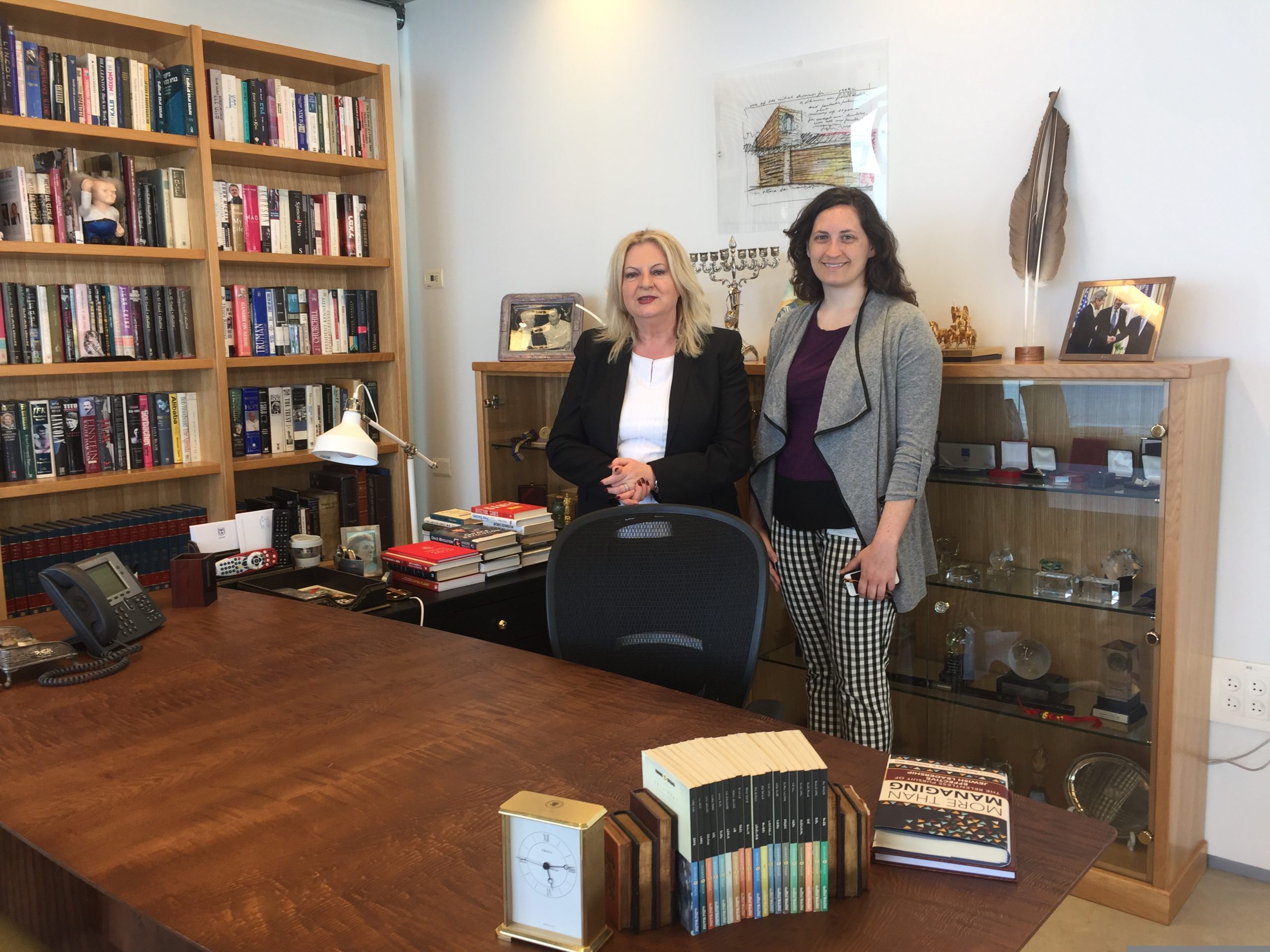 Minister Edita Tahiri stayed at the “Shimon Peres” Centre for Peace and had meetings with representatives from peace organizations and media in Israel