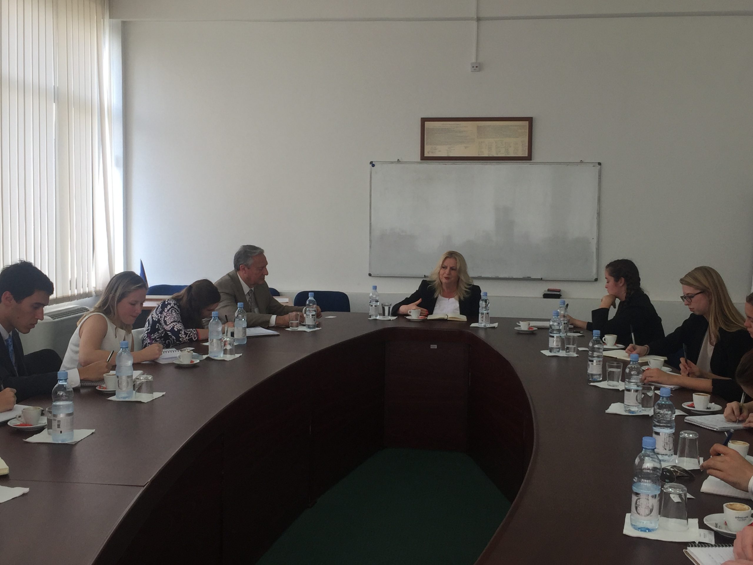 Ministrja Tahiri priti në takim studentët e Universitetit Clemson nga SHBA-ja