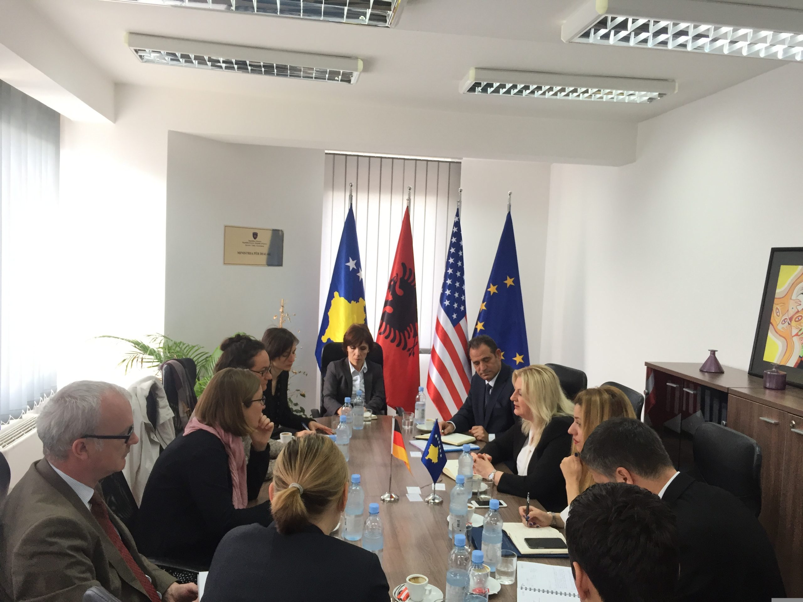 Ministrja Edita Tahiri priti delegacionin e Qeverisë gjermane