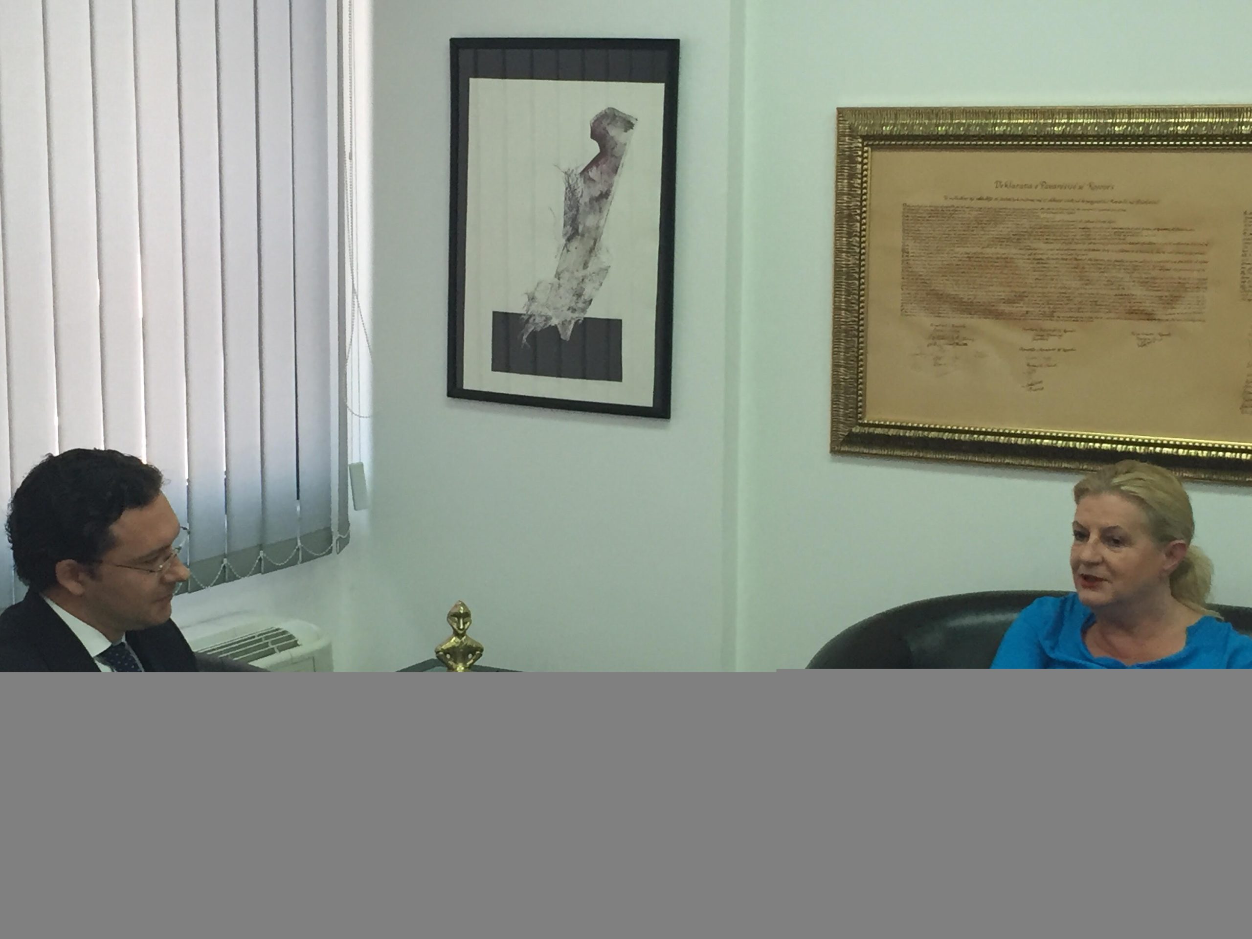 Ministarka Edita Tahiri je primila bivšeg bugarskog ministra spoljnih poslova Daniela Mitova