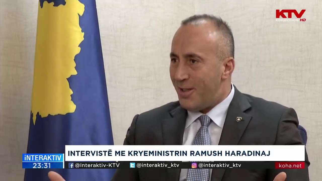 Intervistë e kryeministrit Haradinaj në emisionin “Interaktiv” në televizionin Kohavision