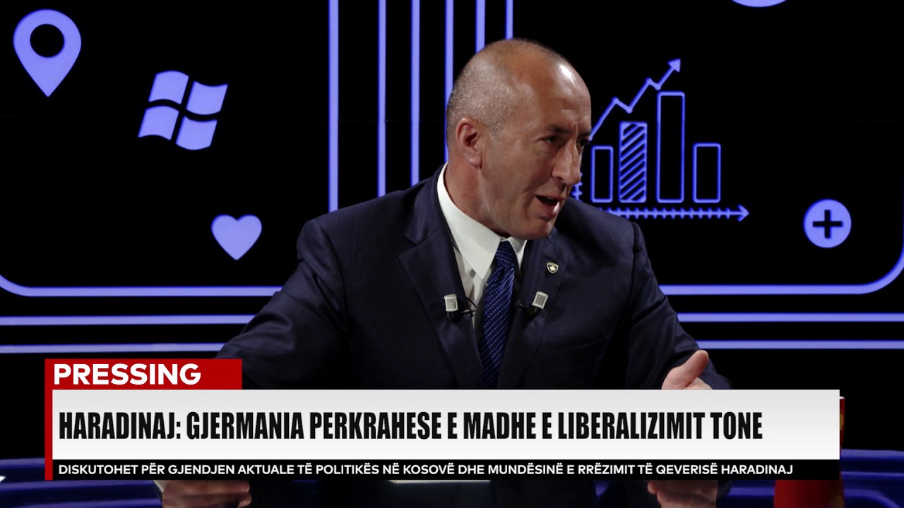 Intervistë e kryeministrit Haradinaj në emisionin “Pressing” të televizionit T7