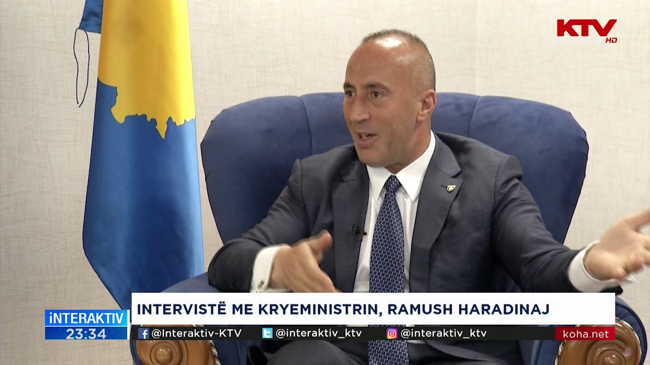 Intervistë e kryeministrit Haradinaj në emisionin “Interaktiv” në Kohavizion