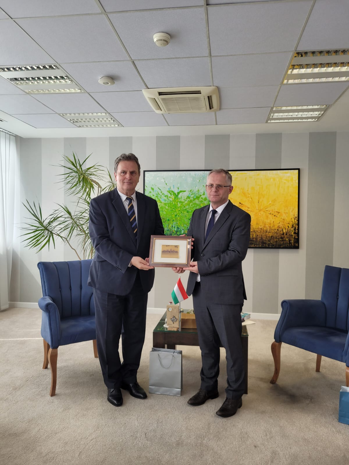 Deputy Prime Minister Bislimi hosted the Hungarian Ambassador to Kosovo ...