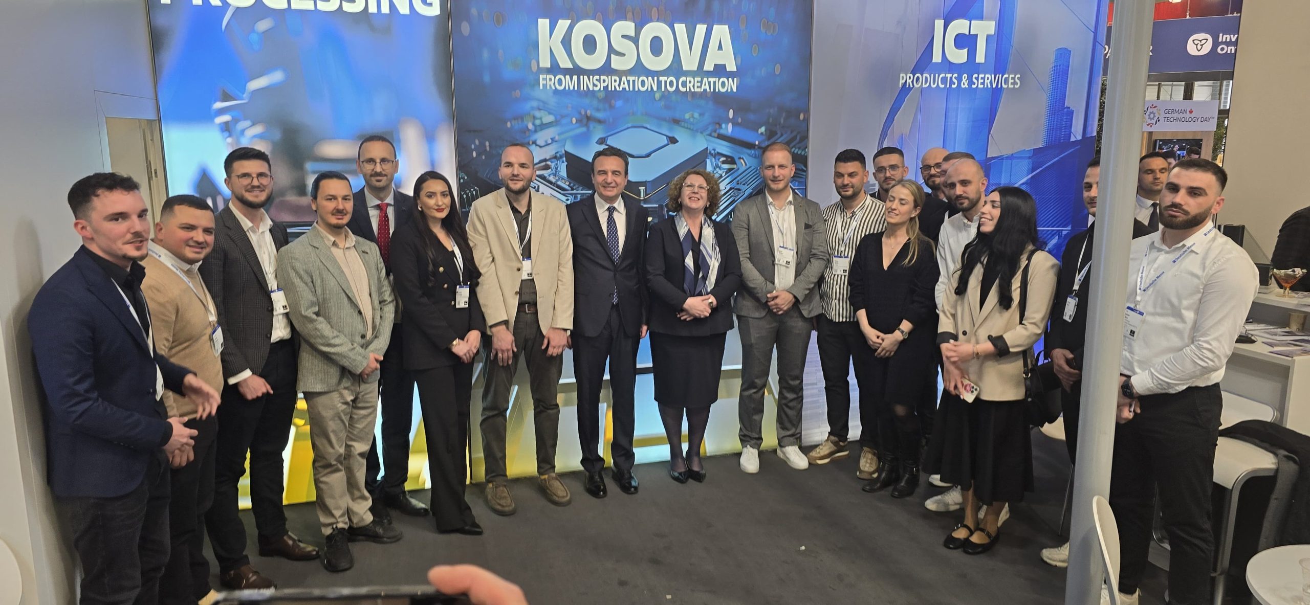 Premijer Kurti posetio kompanije sa Kosova koje učestvuju na sajmu „Hanover Messe 2025“