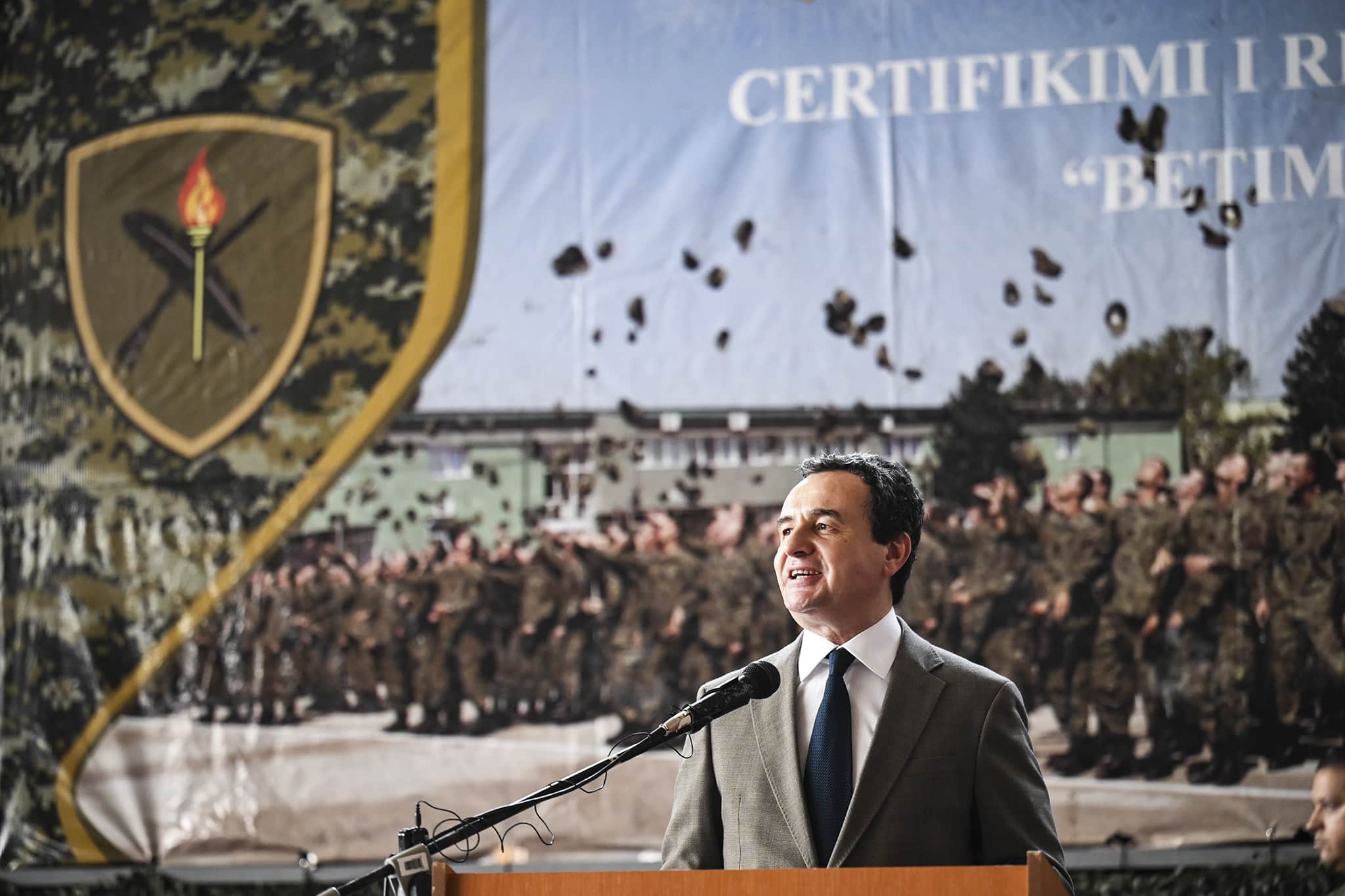 Fjala e Kryeministrit Kurti në ceremoninë e certifikimit të gjeneratës 02/2025, të rekrutëve të Forcës së Sigurisë së Kosovës