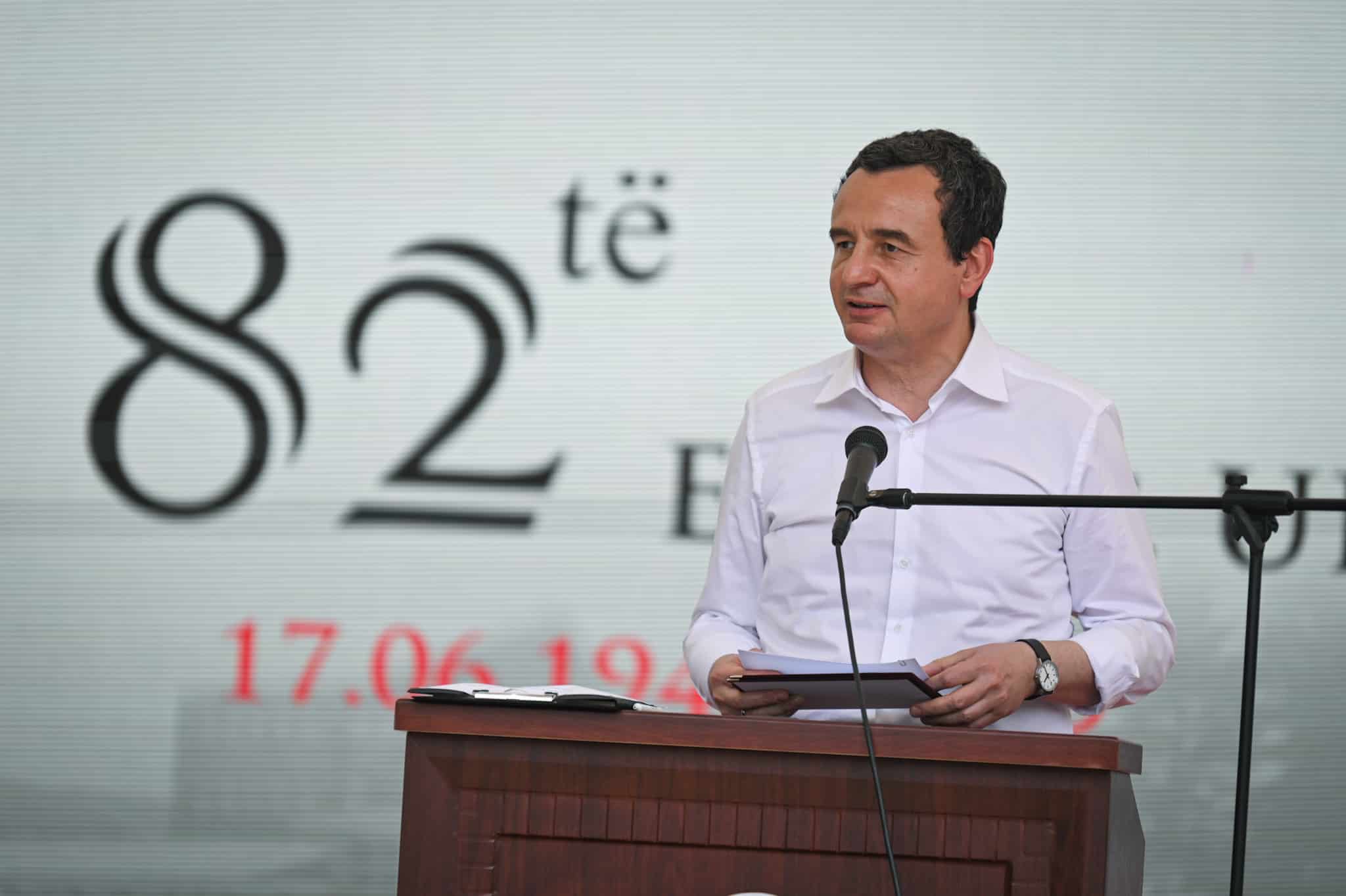 Speech of Prime Minister Kurti at the graduation of students of the “Ukshin Hoti” University in Prizren