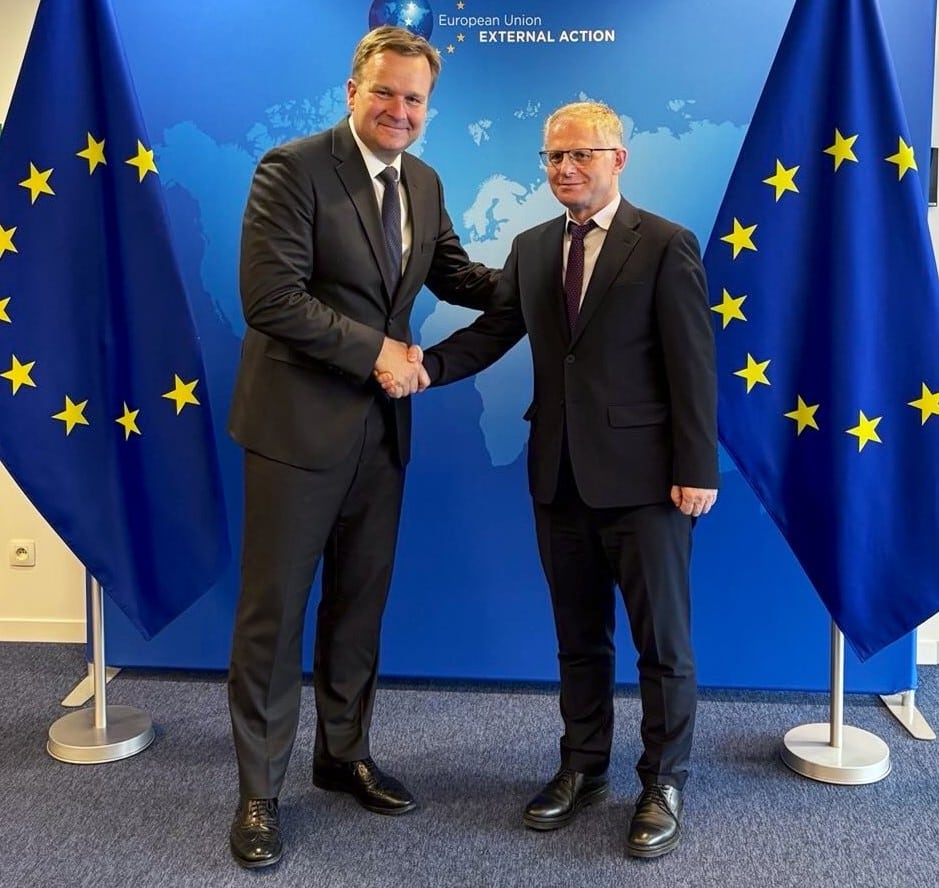 Zamenik premijera Bislimi sastao se sa Specijalnim predstavnikom Evropske unije za dijalog Kosovo-Srbija, Peterom Sorensenom