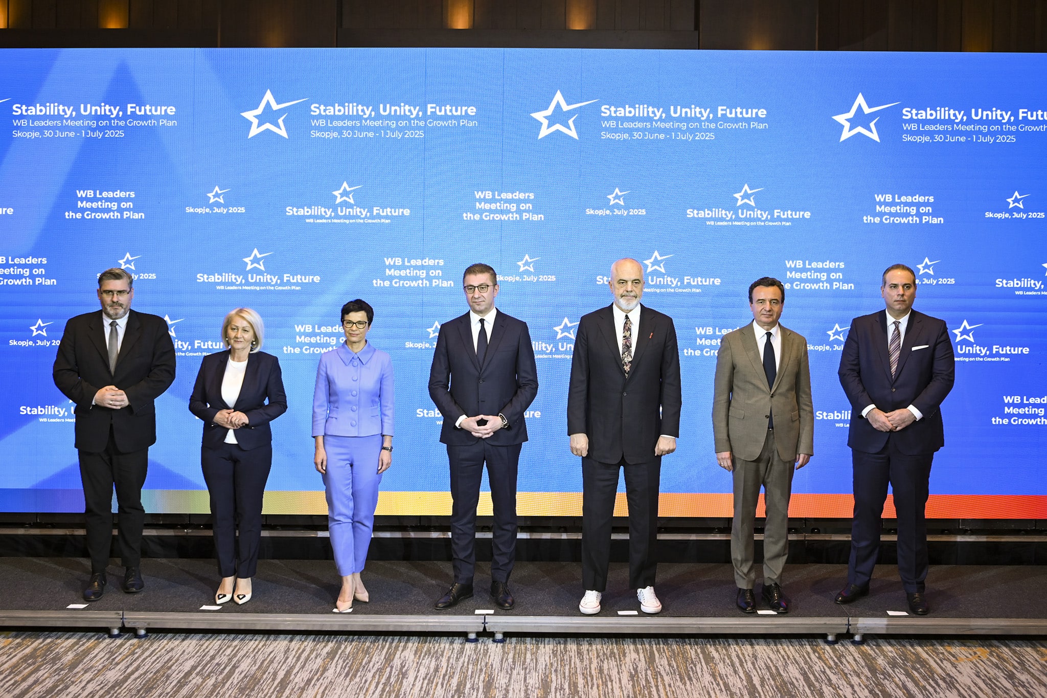 Prime Minister Kurti Participates in the Western Balkans Leaders’ Meeting on the EU Growth Plan