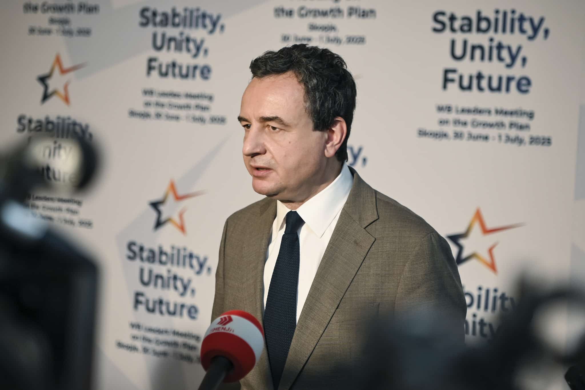 Prime Minister Kurti’s press statement on the eve of the Western Balkans Leaders’ Meeting on the European Union Growth Plan
