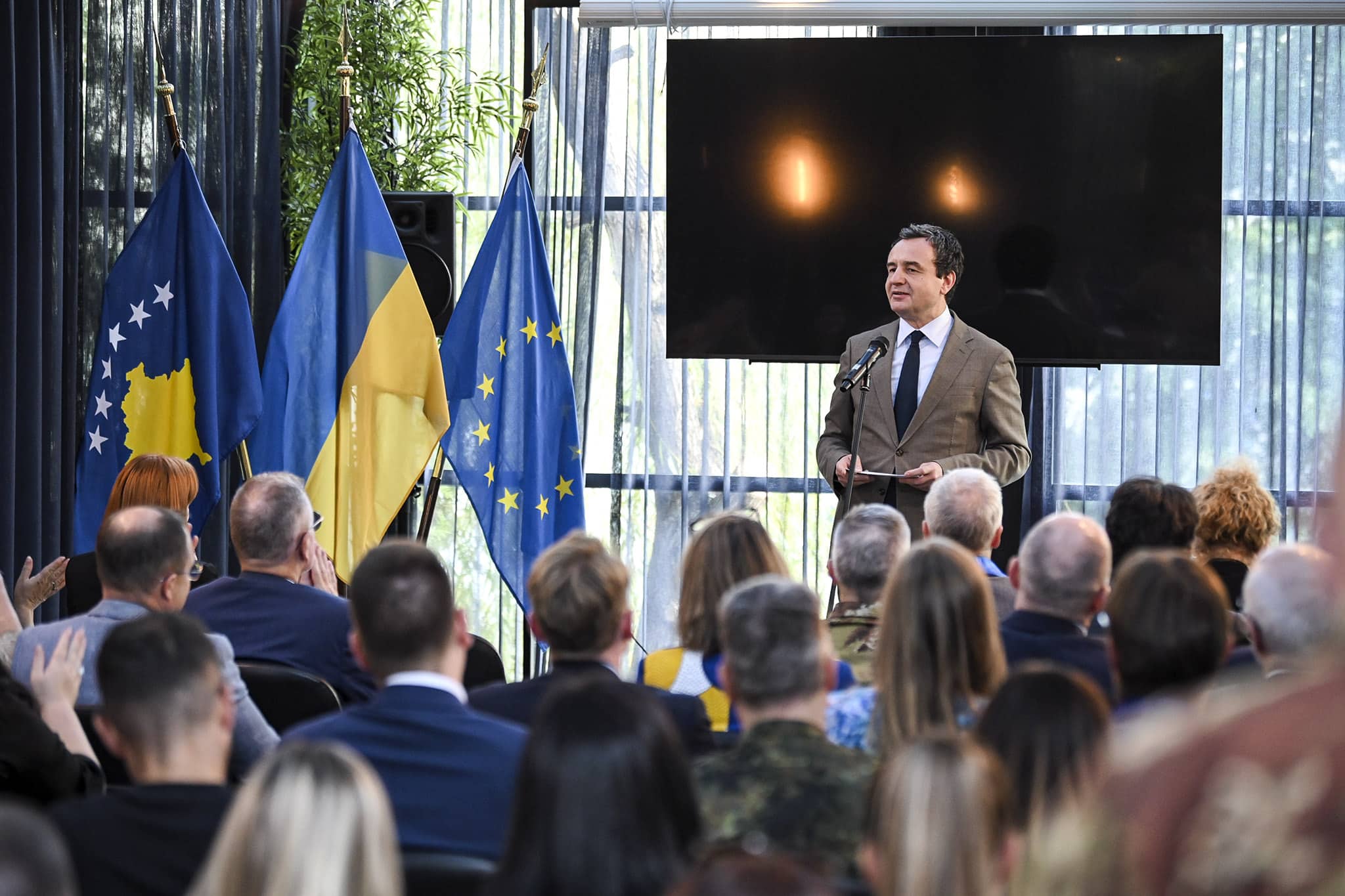 Speech of Prime Minister Kurti at the reception that was organized in honor of the Independence Day of Ukraine