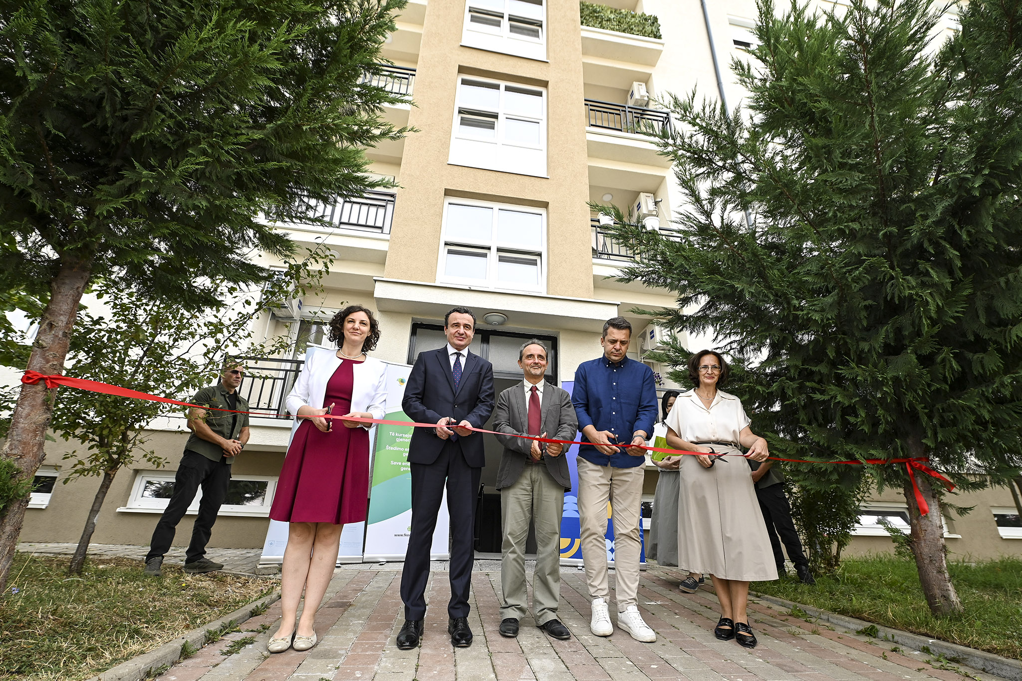 Inauguracija energetske efikasne renovacije u četiri zgrade socijalnog stanovanja u opštini Priština