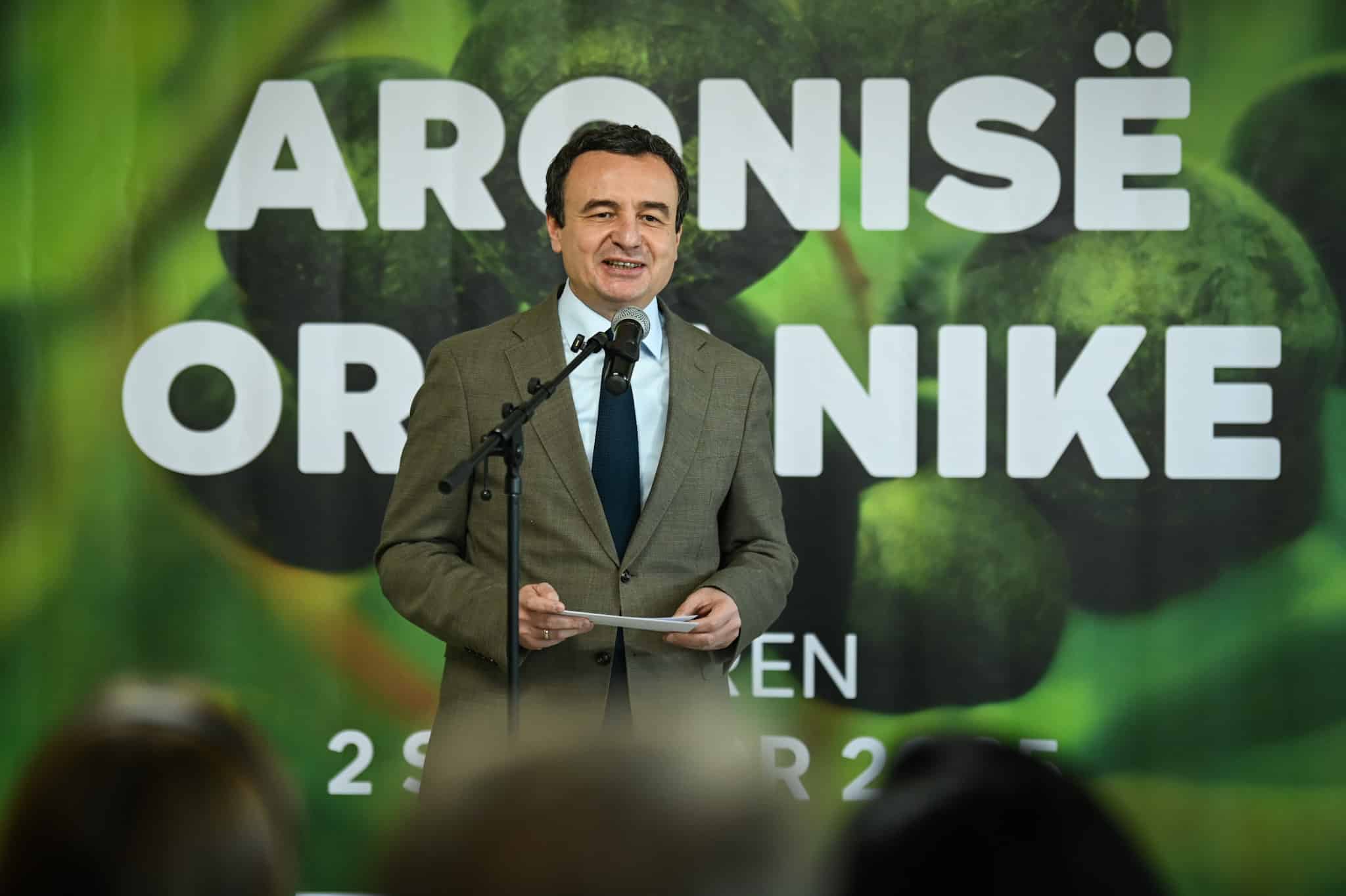 Govor premijera Kurtija povodom Dana organske aronije