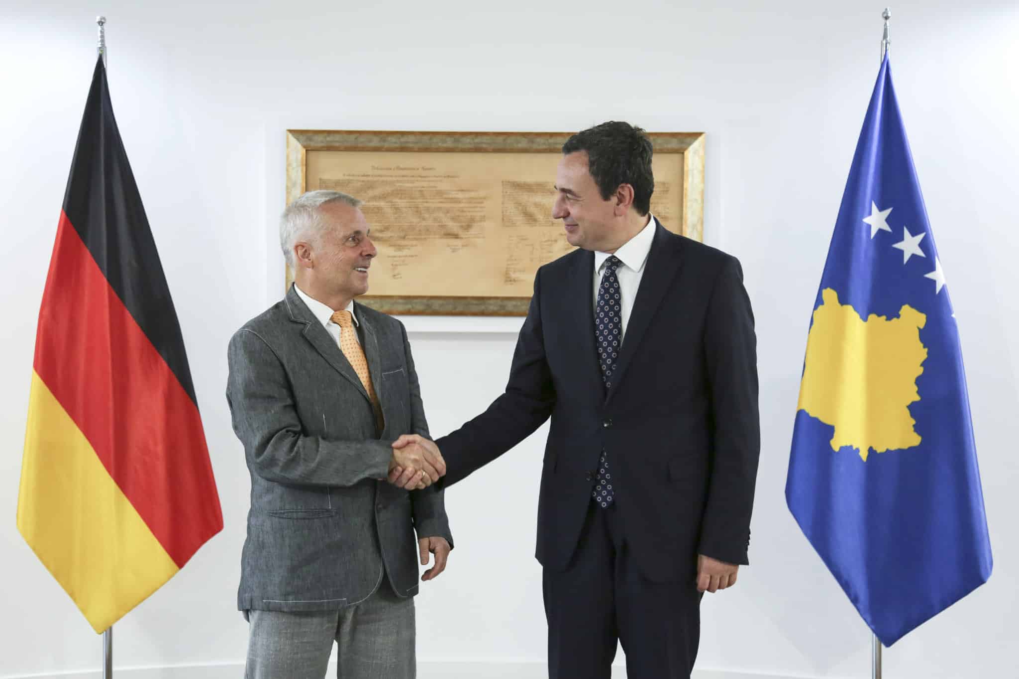 Premijer Kurti dočekao na oproštajnom sastanku nemačkog ambasadora na Kosovu, Jorna Rodea