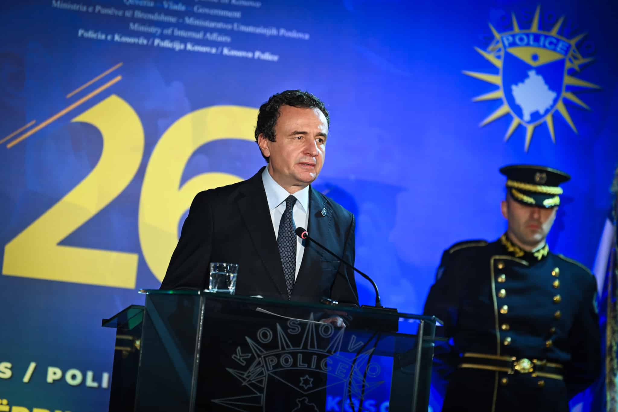 Premijer Kurti čestitao Policiji Kosova 26. godišnjicu njenog osnivanja