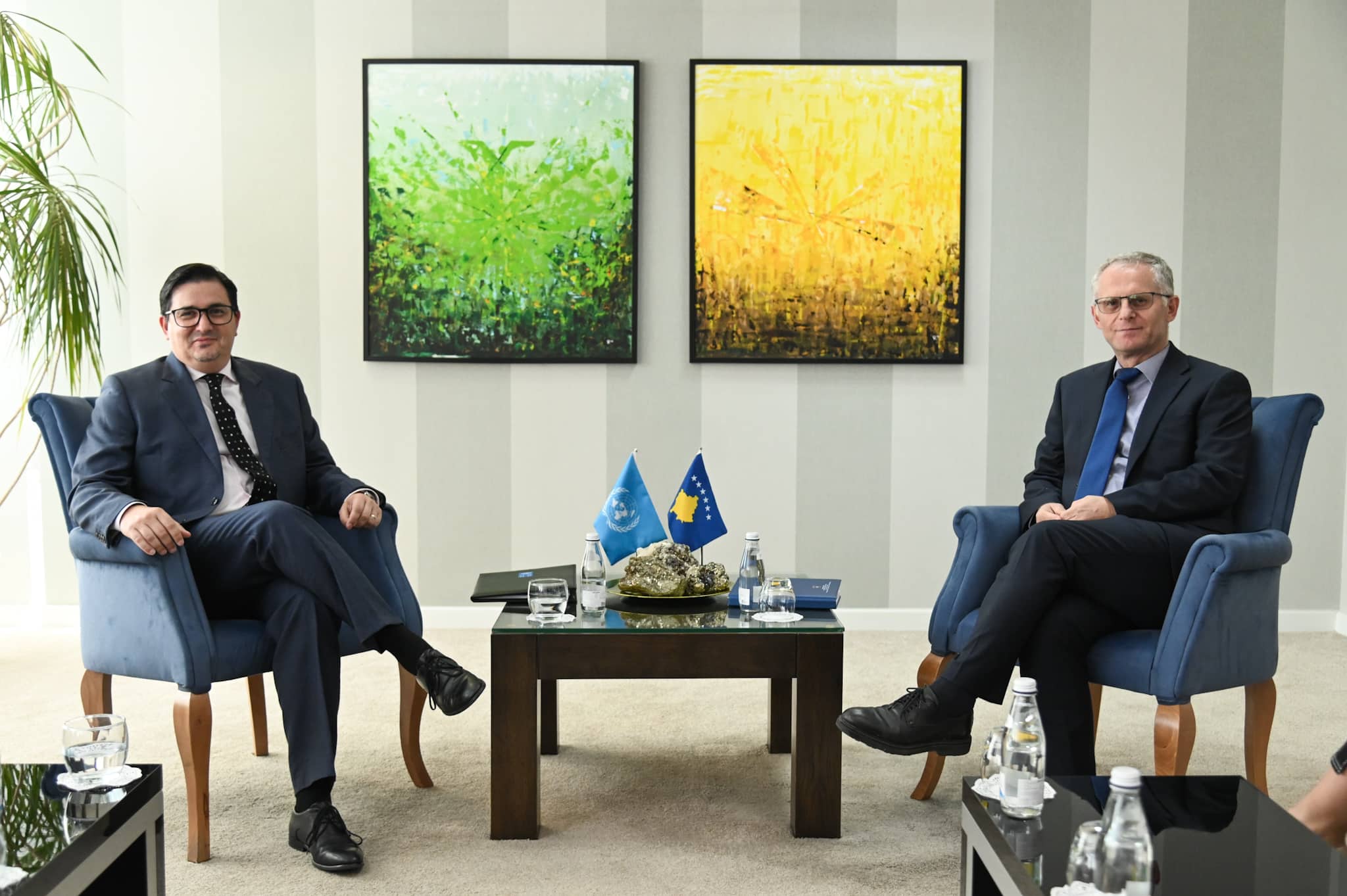 Deputy Prime Minister Bislimi met with the Head of the United Nations Development Programme (UNDP) in Kosovo, Nuno Queiros