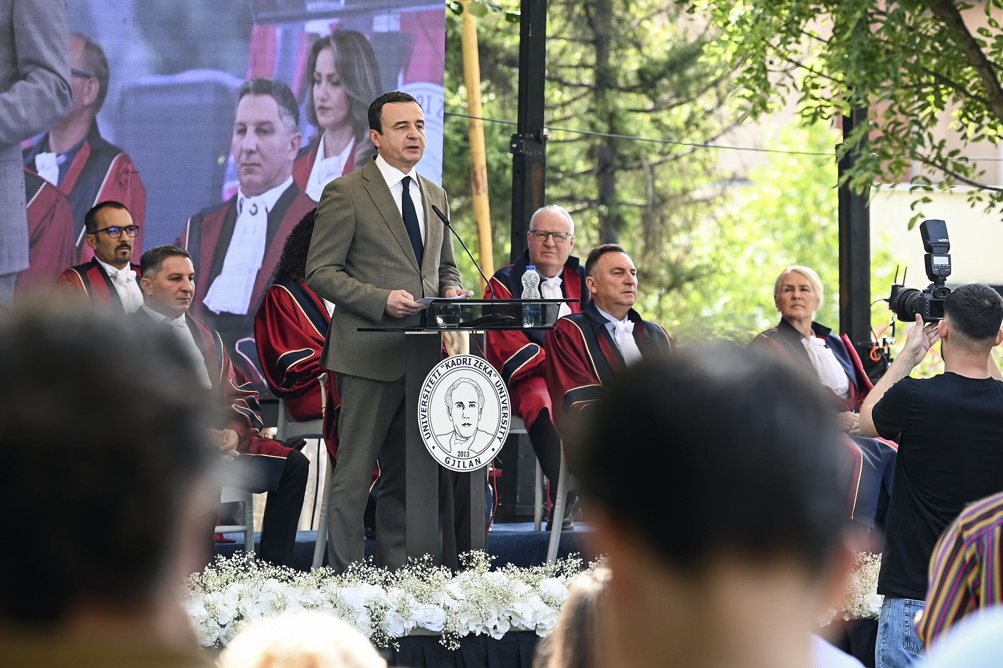 The speech of Prime Minister Kurti at the graduation ceremony of 150 students of the Public University “Kadri Zeka” in Gjilan