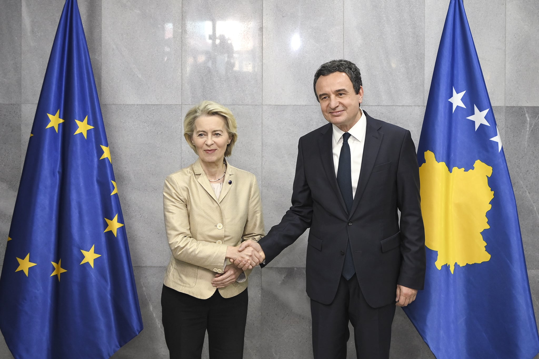 Kryeministri Kurti mirëpriti Presidenten e Komisionit Evropian, Ursula von der Leyen