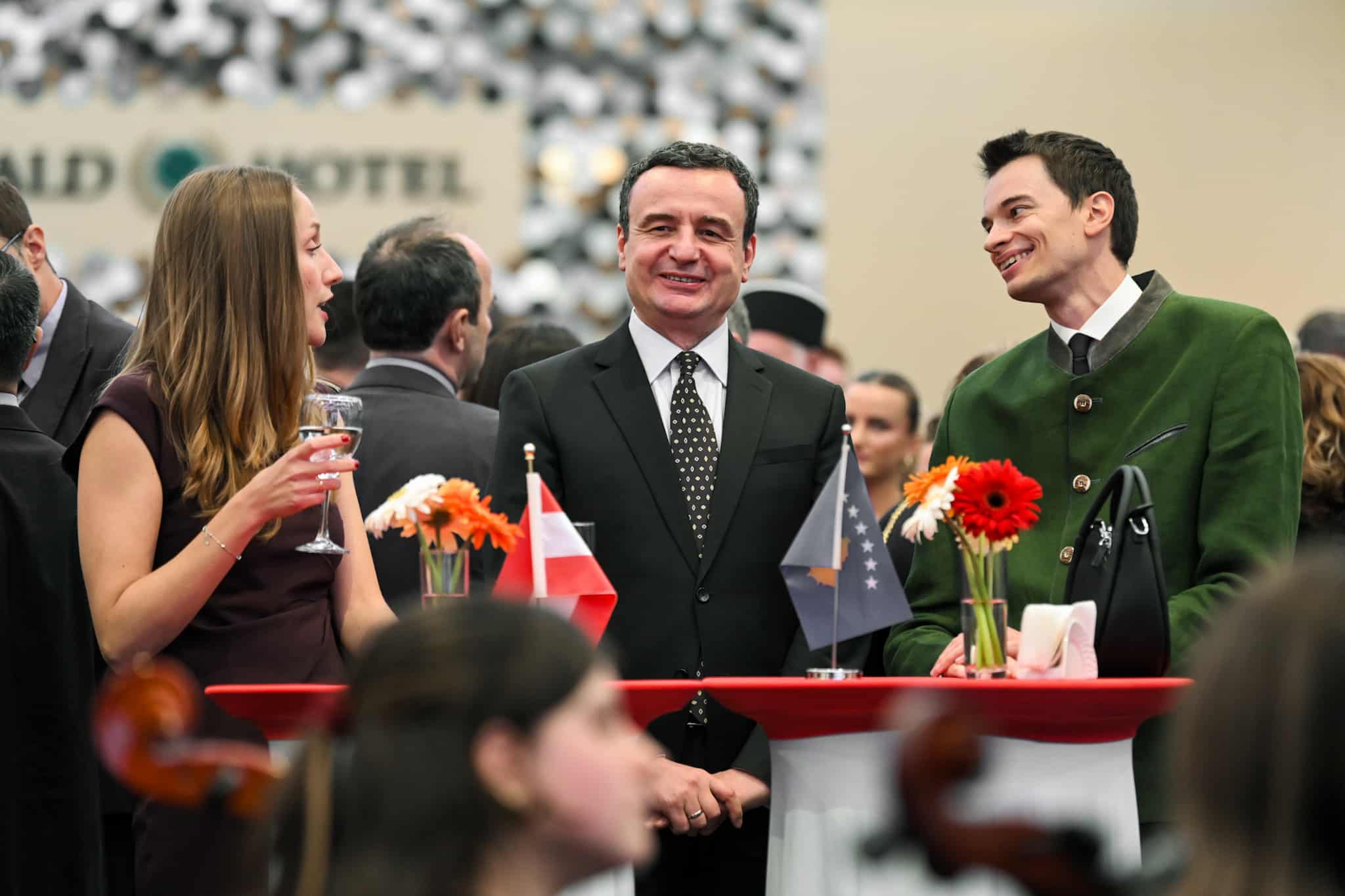 Prime Minister Kurti attended the reception organized on the occasion of the Austrian National Day