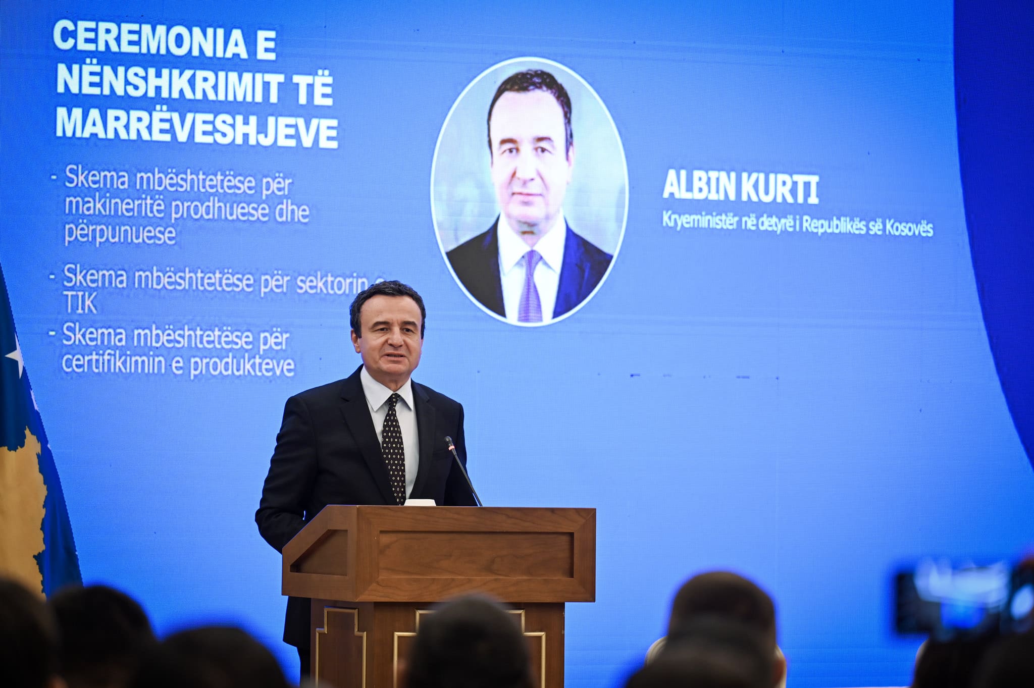 Fjala e Kryeministrit Kurti në ceremoninë e nënshkrimit të marrëveshjeve për mbështetjen financiare të 198 ndërmarrjeve mikro, të vogla dhe të mesme