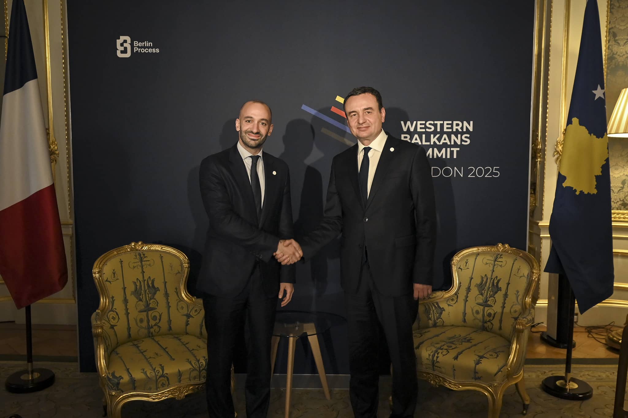 Kryeministri Kurti u takua me ministrin francez të deleguar për Evropën, Benjamin Haddad