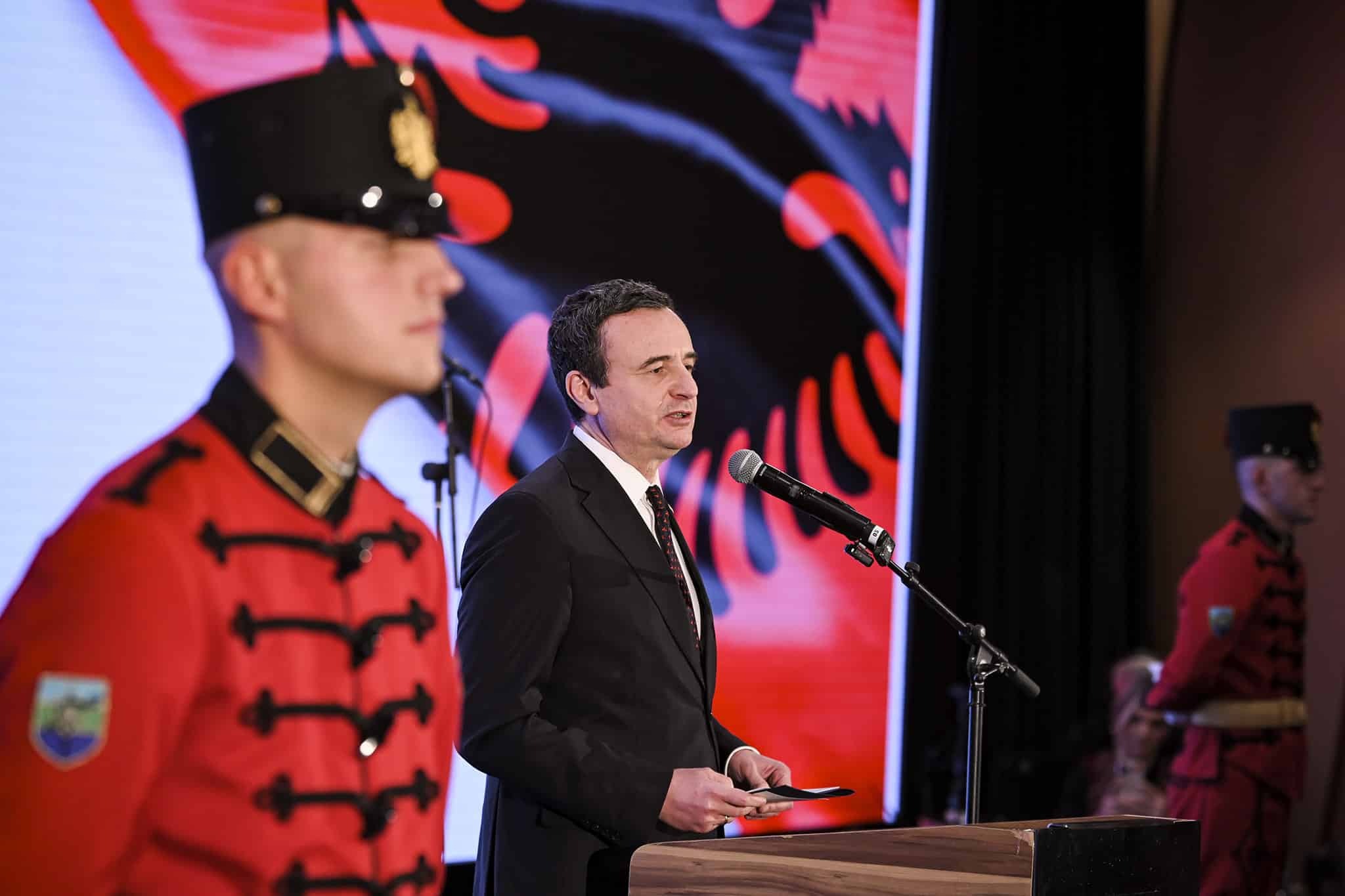 Fjala e Kryeministri Kurti në pritjen e organizuar nga Ambasada e Shqipërisë në Kosovë në shënim të 113-vjetorit të Pavarësisë së Shqipërisë