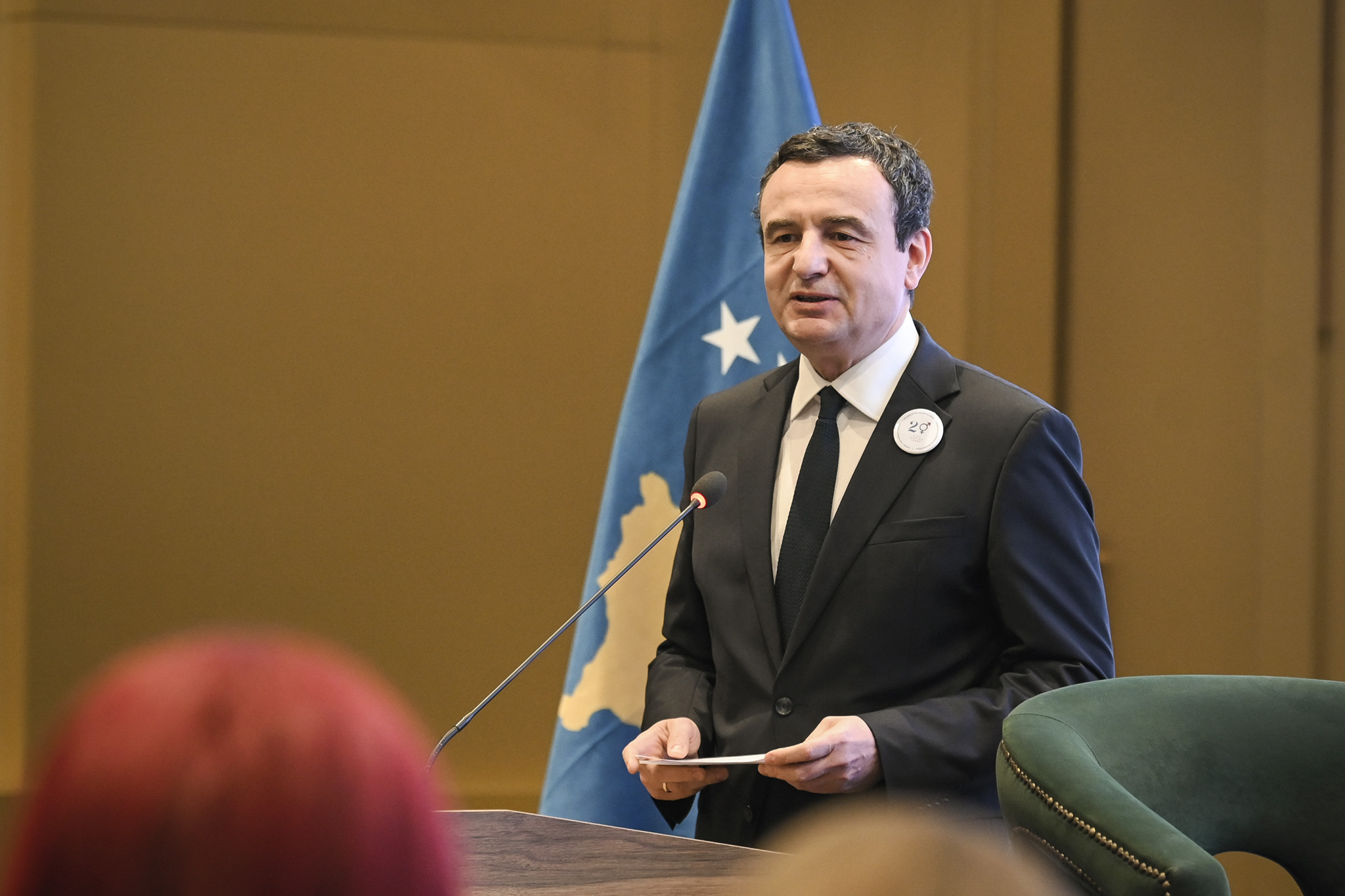 Fjala e Kryeministrit Kurti në shënimin e 20-vjetorit të Agjencisë për Barazi Gjinore