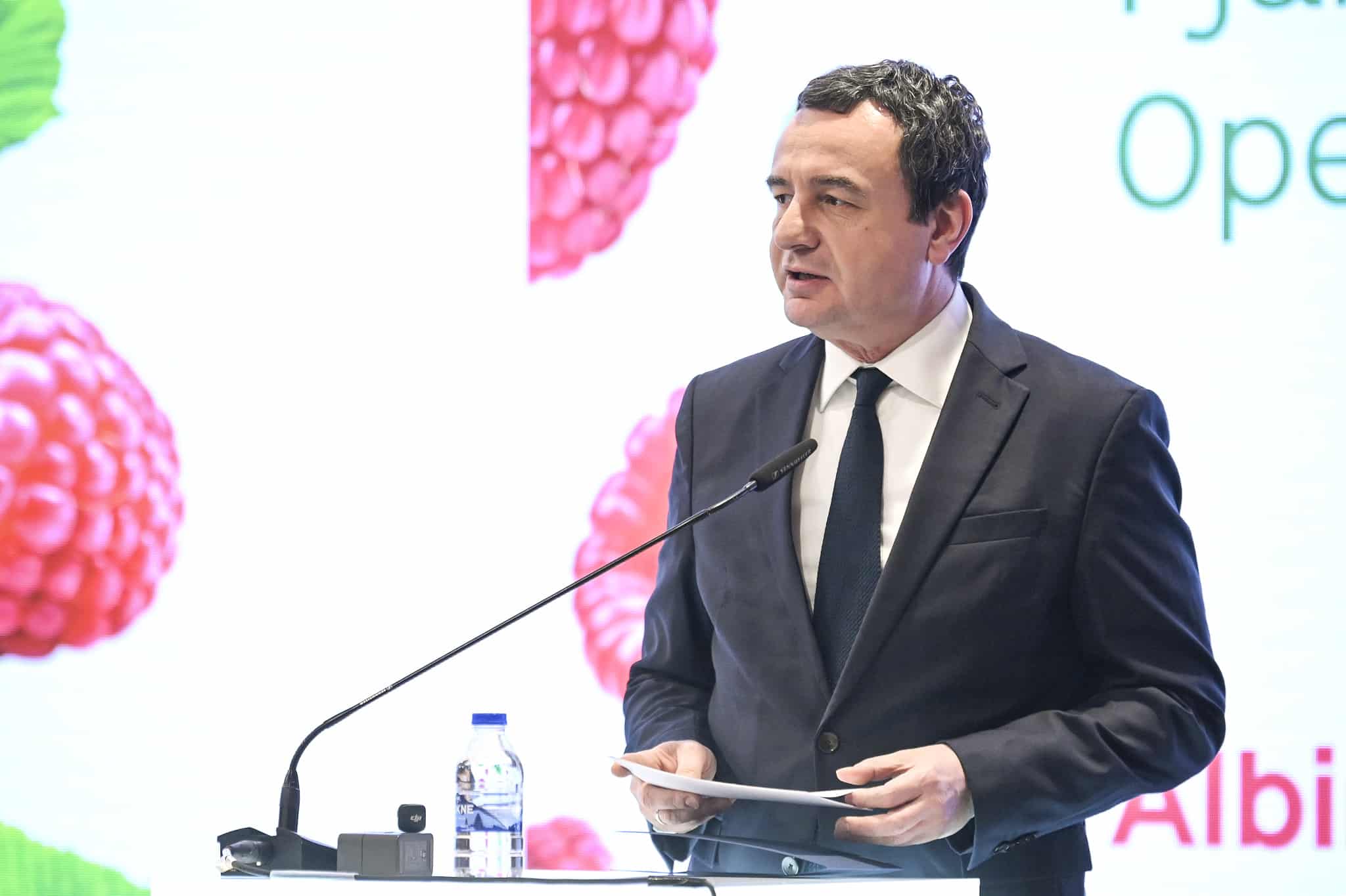 Govor premijera Kurtija na 10. konferenciji o malini na Kosovu