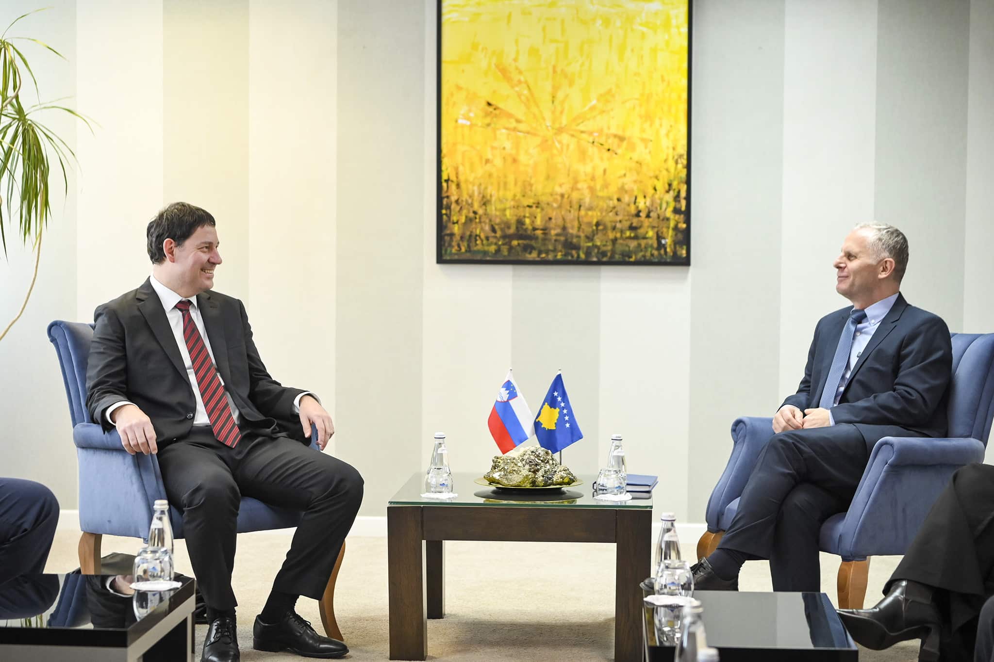 Deputy Prime Minister Bislimi welcomed the Special Representative of Slovenia for the Western Balkans, Anžej Frangeš