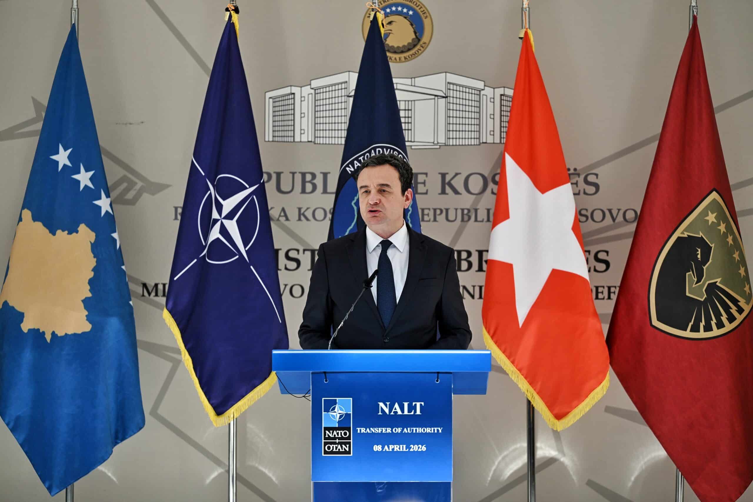 Fjala e plotë e kryeministrit Albin Kurti me rastin e transferimit të autoritetit të drejtorit të Ekipit Këshillues dhe Ndërlidhës (NALT) të NATO-s në Republikën e Kosovës